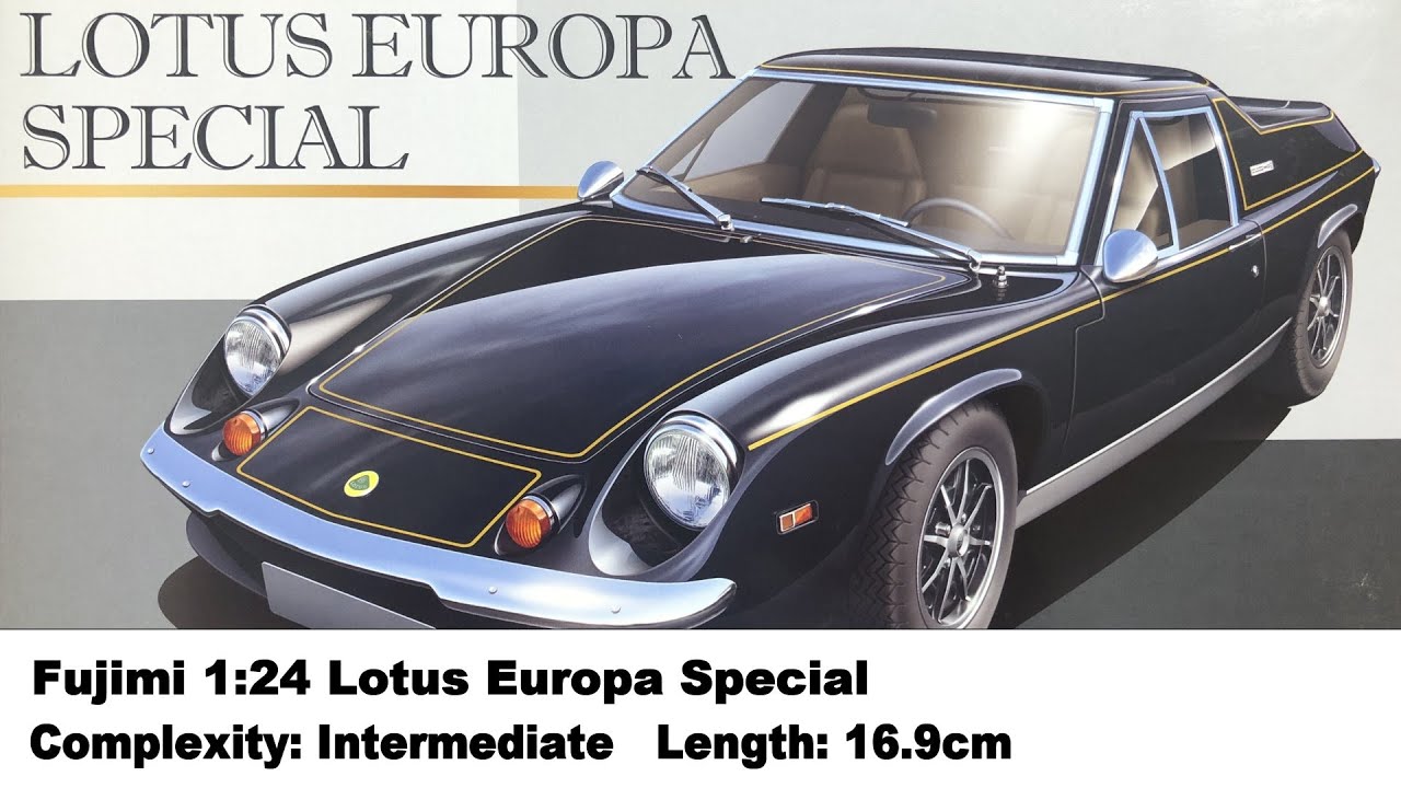 Fujimi 1:24 Lotus Europa Special Kit Review - YouTube
