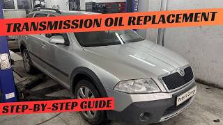 Skoda Octavia MK2 Manual Transmission Oil replacement 02Q 6 Speed