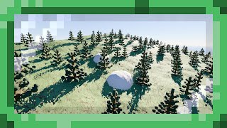 Animated Voxel Grass (first iteration) | Voxel Dev Showcase