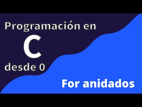 10. For anidados | Programación en C desde cero