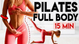 FULL PILATES BODY WORKOUT 🔥 Total Body Fat Burn | 15 min Workout screenshot 1