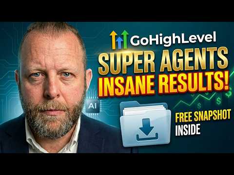New GoHighLevel Super Agents Works! Results are Insane Get Free Snapshot