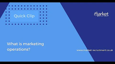 What is marketing operations? [a B2B Tech marketing expert answers]