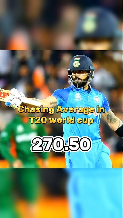 Highest Average In T20 While Chasing