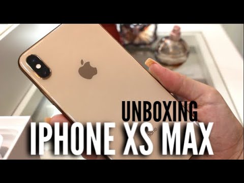 UNBOXING IPHONE XS MAX GOLD