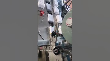Automatic paper tissue bag horizontal type flow pack sealing packaging machine testing video