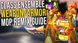 Class Weapon Arsenals and Armor Ensemble Guide - MoP Remix Timerunning