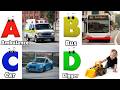 ABC Song Phonics, Transportation Song, ABC Song, Alphabet Educational Song A to Z for kids