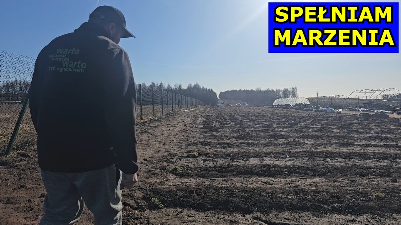 Spełniam Marzenia. Grządki, Kury, Nawozy, Traktor i Pole, Siewy do Gruntu. Rozsadnik w Tunelu Zrębki