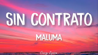 Maluma - Sin Contrato (Official Lyrics Video)