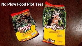 Throw &amp; Gro vs 7 Card Stud / deer food plot test Evolved Harvest products