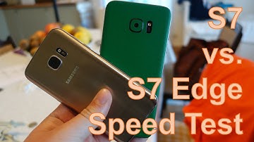 Samsung Galaxy S7 Edge vs. Galaxy S7 Speed Test | Opening Apps, RAM Management, Antutu Scores