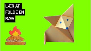 Hvordan folder man en ræv i papir?? - Origami