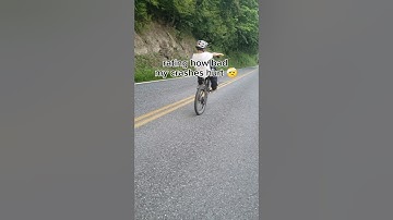 rating how bad my crashes hurt #mtb #fast #gopro #crash