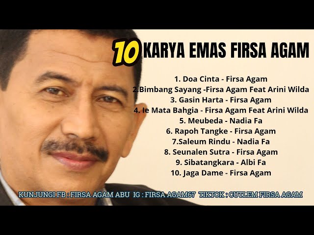 FIRSA AGAM - 10 KARYA EMAS ( Official Music Playlist) class=