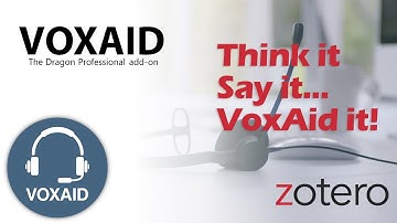VoxAid | Showcasing VoxAid voice commands for Zotero