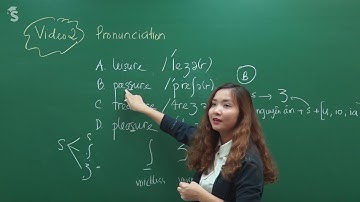 Bài tập trắc nghiệm về phát âm - Tiếng anh Cô Hoàng Xuân