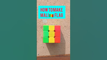 How to make mali 🇲🇱 flag on rubik