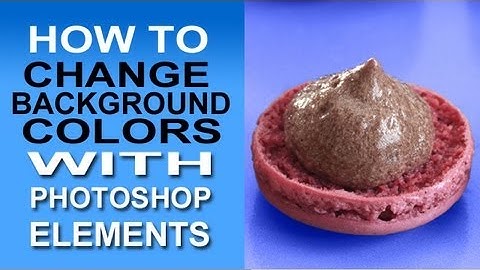 Change Background Color With Photoshop Elements. A Quick And Easy Tutorial Shows How To Do It
