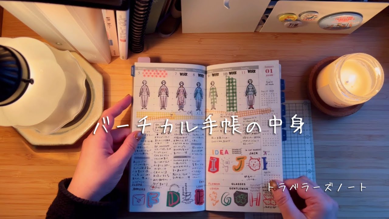 トラベラーズノート | バーチカル手帳の中身