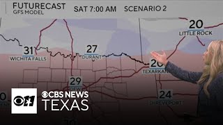 Wintry mix and single-digit wind chills possible in North Texas this weekend