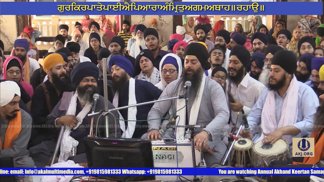 059 AKJ Mumbai 17Feb2018 SatM Dinas Suhellaa Keertan Bhai Harsimran Singh Jee LA