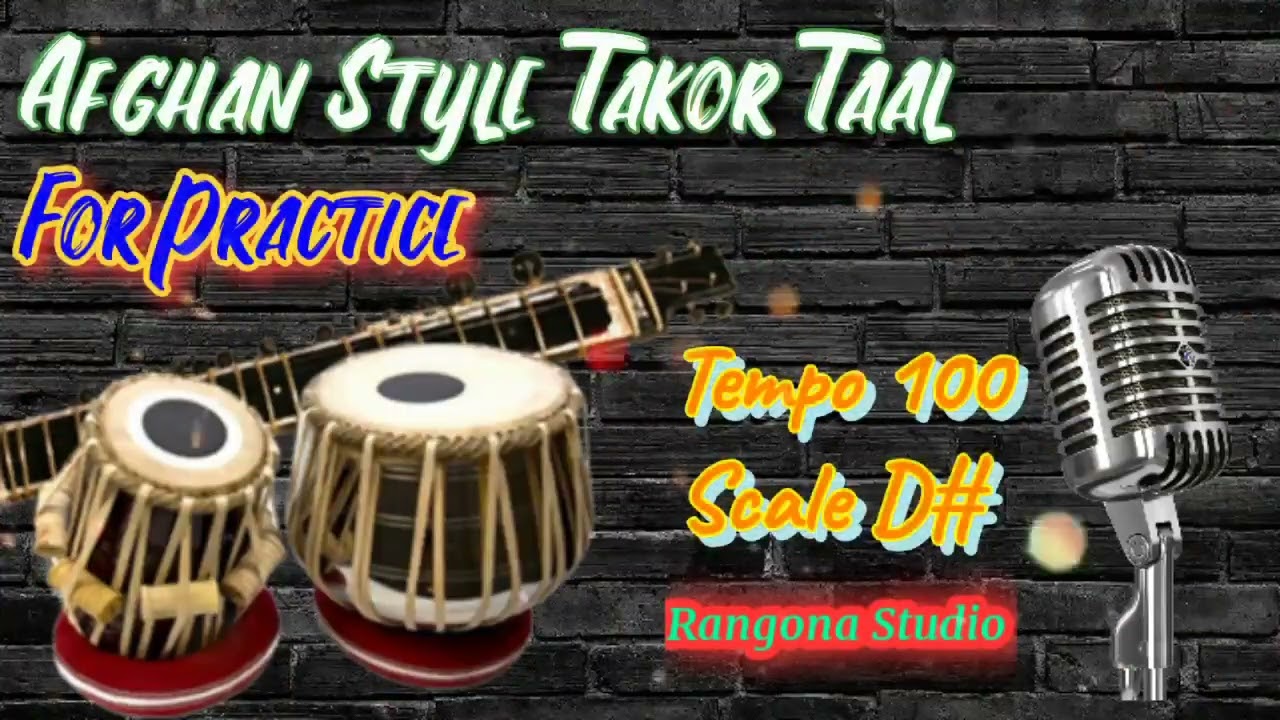 Takora Tabla Loop || Afghan Style Takora Tabla Loops For Practice || D# | Bpm 100
