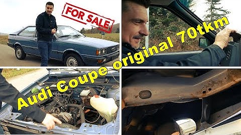 Unglaublicher Scheunenfund Audi Coupe von 1982 seit 22 Jahren abgemeldet | GM Service Nagel