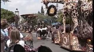 The Lion King Parade in Disneyland 1995