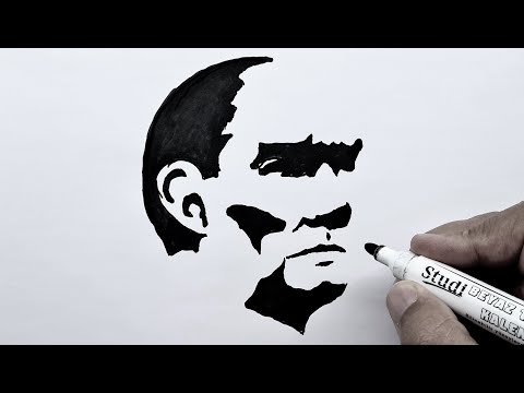 19 Mayıs resmi çizimi / Atatürk çizimi / 19 mayıs çizimleri / kolay çizimler /Atatürk silüeti