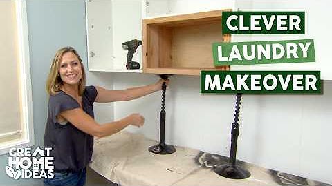 Transforming Tiny Space Into Modern Family Laundry | Episode | Great Home Ideas