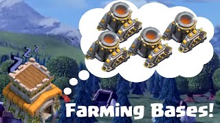 Clash of Clans Town Hall 8 Farming Base - Layouts For Four Mortars