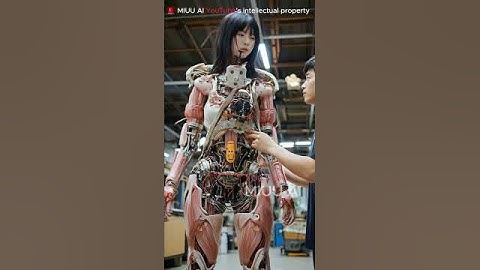 Humanoid Robot 2025 The lion has awakened. #aiart #IRC #short