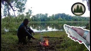 Рыбалка с ночевкой на Москва-реке. Голавль, густера. | Fishing with an overnight stay on the river.