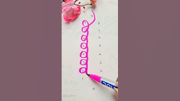 ❤️✨️ Number Fun #trending #numbers #art #shorts #drawing #satisfying #youtubeshorts #123 #fun #funny
