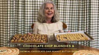 Chocolate Chip Cookie Bars | Mixed & Baked in 30 Minutes #cookiebars