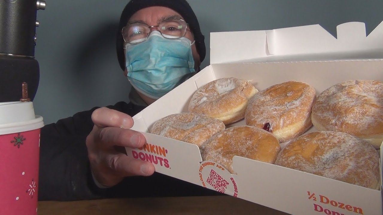 ASMR Eating a Dunkin Breakfast