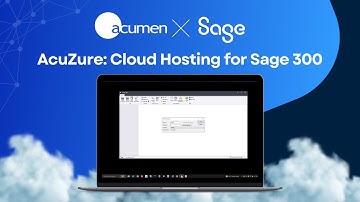 AcuZure: Cloud Hosting for Sage 300