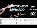 CORAZON ESPINADO (Santana ft. Maná) How to Play Bass Groove Cover with Score & Tab Lesson