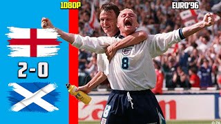 England vs Scotland 2 - 0 Exclusive Full Highlighs Euro 1996 HD