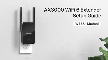 BrosTrend AX3000 WiFi 6 Extender Setup Guide, WEB UI Method