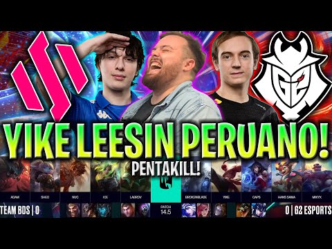 IBAI CASTEA A YIKE CON EL LEE SIN PERUANO! - BDS vs G2 LEC PRIMAVERA 2024 ESPAÑOL LVP