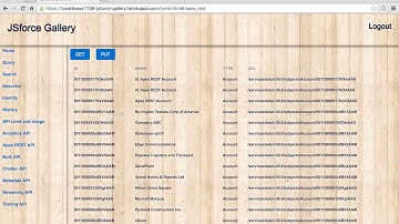 Heroku Demo #18 - JSforce Gallery Part3 (Apex REST API)