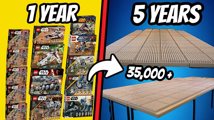We built the WORLDS Biggest LEGO Star Wars CLONES vs DROIDS Army