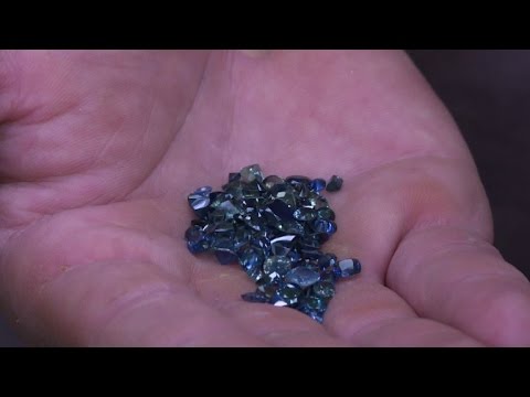 French prospector finds river rich with sapphires