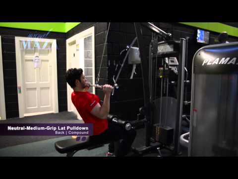 Neutral Medium Grip Lat Pulldown
