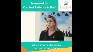 Team Work to Comfort Patients & Staff