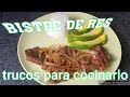 COMO COCINAR BISTEC / bistec encebollado /trucos