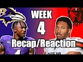 RAVENS DOMINATE BROWNS! 3-1! WEEK 4 REACTION