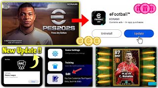 eFootball™ 2025 New Brand Ambassador & Premium Club Packs, Master League, Players Exchange Mode 🤩🔔
